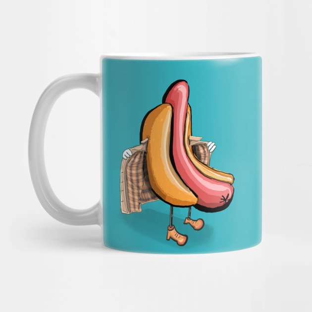 Hot dog surprise - joke gift for hot dog lovers by SmerkinGherkin